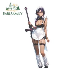 EARLFAMILY 5.1″ Anime Girl Car Sticker Creative Laptop Host JDM Vinyl Decals