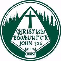 Christian Christ Cross Bow Hunting Arrow Car Truck Window Vinyl Decal Sticker