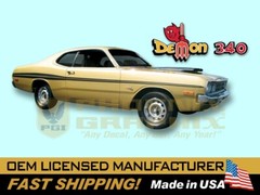 1971 Dodge Demon COMPLETE Decals & Stripes Kit