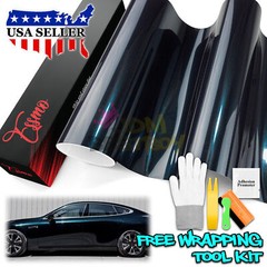 ESSMO PET Super Gloss Metallic Turquoise Green Auto Vinyl Wrap Decal Like Paint