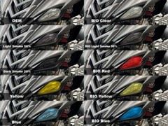 Crux Moto Headlight Tint Full Overlay Light Smoke 50% for Silverado 1500 22+