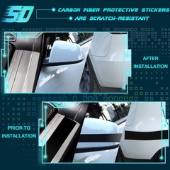 3 Rolls Matte Black Vinyl Wrap For Car Chrome Delete Tape 2 / 2.8 / 4 Inch