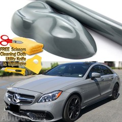 360″ x 60″ Super Gloss Nardo Gray Vinyl Film Wrap Air Bubble Free 30ft x 5ft
