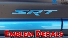 Dodge Durango “SRT” Gril / Hatch Emblem Decal 2018 2019 2020 2021 2022 2023 24