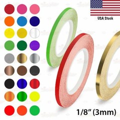 1/8″ Roll PIN STRIPE Car Model Motorcycle Decal Line TAPE Vinyl Stickers 3mm