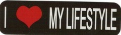 Motorcycle Sticker for Helmets or toolbox #24 I Love My Lifestyle