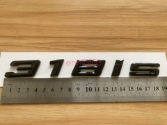 Gloss Black 3D ABS Letters Trunk 318is Emblem Rear Badge for BMW 2017-2022 318is