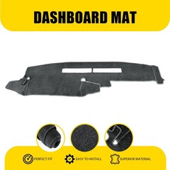 For 1988-1994 Chevrolet C1500 C2500 C3500 Dash Mat Dashboard Cover Gray Black