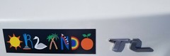 R. Nichols – Car or Other Magnet Orlando FL Icons Large Rectangle 8″ x2.25″ NEW
