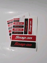 2X Packs Snap On Tools Promo 20 stickers Total Red, White & Black Decal Emblem !