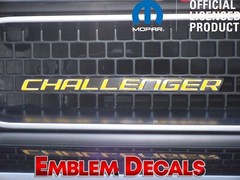 Dodge Challenger Grill Emblem Decal 2008 2009 2010 2011 2012 2013 2014