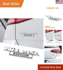 Ultra MAGA Edition Emblems, 3D Raised Full Metal Car Decals, Classic Personal…