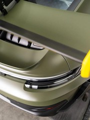 Milliotone Satin Ultimate Khaki Green Premium Vinyl DIY Custom Car Wrap