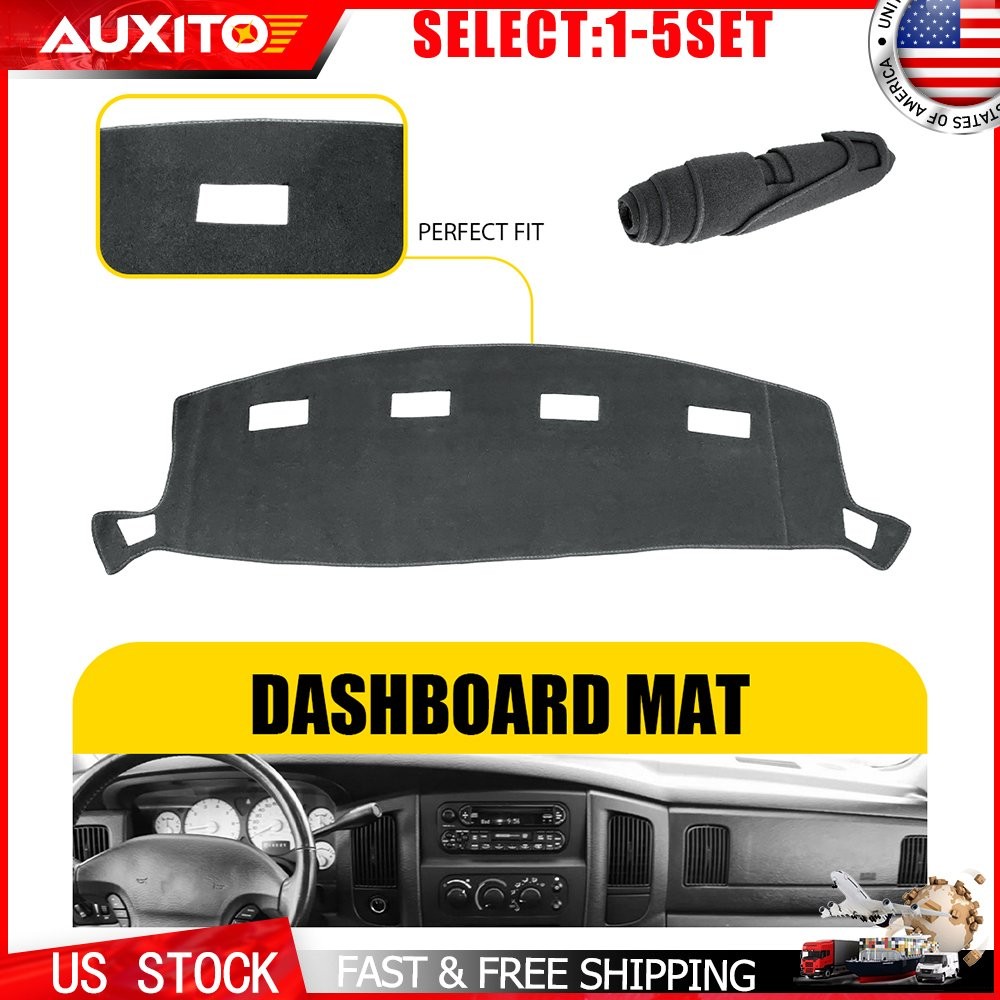 Dashboard Cover Pad Mat for 02-08 Dodge Ram 1500 2500 3500 Truck Sunshield 1-5X