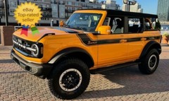 2021 2022 2023 2024 For FORD BRONCO Retro Vinyl Graphic Decal Stripe MATTE BLACK