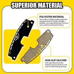 Black Dashboard Cover Mat for Ford Maverick 2022 23 24 25 Anti-Slip Design 1-5X
