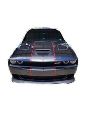 10″ Twin 2 color Rally Racing Stripe Stripes FIT 2008 – 2023 Dodge Challenger