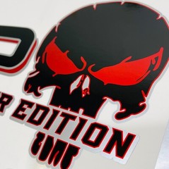 TRD Tacoma Skull Bedside Accessories Exterior Sports Punisher Edition Decals