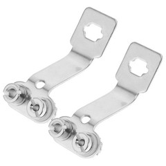 2 Pcs Stainless Steel Fencing Foil Hanger Wall Mount For Storage