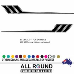 Racing Stripes & Side Decal Sets Universal Racing Pin Stripe Decal Set