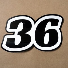 Custom Vinyl Numbers Race Number Classic Style Car Motorbike Bike Helmet