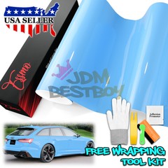 Color PPF Paint Protection Film Gloss Light Blue Car Paint Scratch Shield Wrap