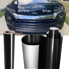 Gloss Black Premium Vinyl Car Wrap Adhesive Film Air Release Roll 20FT*5FT