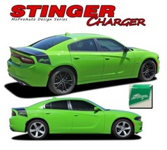 For 2015-2023 Dodge Charger STINGER TAILBAND Trunk Stripes Hemi Graphic Decals