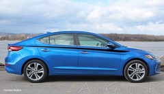 STRIDE Vinyl Graphic Side Door Body Line Accent Stripe Decal fit Hyundai Elantra