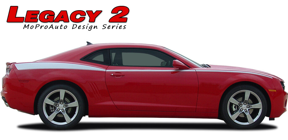Chevy Camaro 2014-2015 Legacy Upper Body Stripe Decal 3M Vinyl Graphic RS