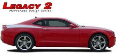 Chevy Camaro 2014-2015 Legacy Upper Body Stripe Decal 3M Vinyl Graphic RS