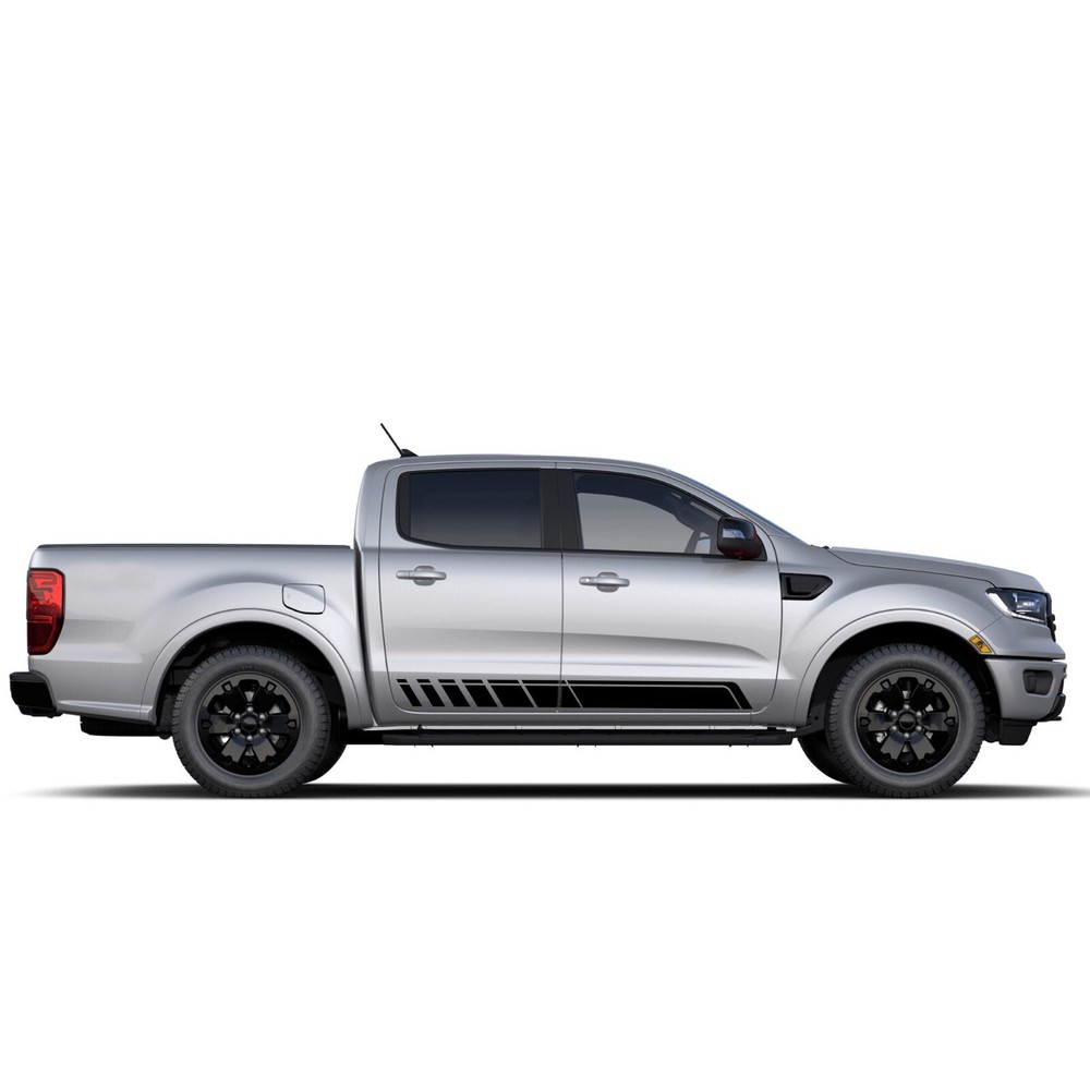 Rocker side stripes graphics stickers decals compatible with Ford Ranger