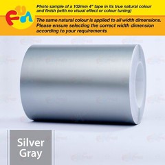 SILVER GRAY 8″ 203mm PIN STRIPE Car Model Streamline TAPE Decal Vinyl Sticker
