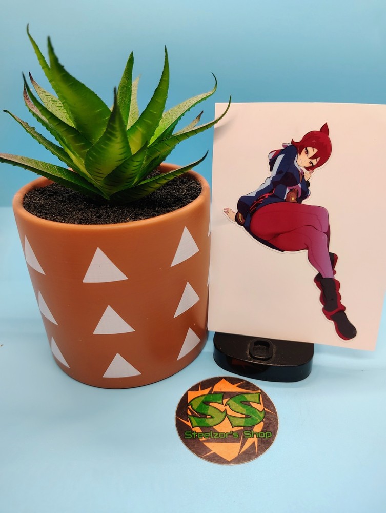 (4.5 Inches) Female Trainer – Arezu – Water-Resistant Vinyl Sticker
