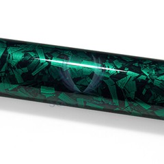 ESSMO PET Marble Forged Gloss Carbon Fiber Emerald Green Car Vinyl Wrap Decal