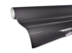 VVivid Xpo Gloss Gray Tech Art Carbon Vinyl Wrap Film | V243