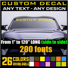 Custom Text Vinyl Lettering Sticker Decal Personalized -ANY TEXT – ANY NAME (2)