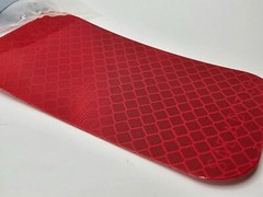 (QTY 10) Truck Lite 98176R3 Reflective Tapes Retro Red, 2′ X 3 1/2″ Rectangle