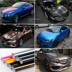 Air Free Entire Car Wrap Pearl Metal Satin Matte Sparkle Chrome Vinyl Sticker US