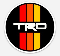 Retro TRD TOYOTA Vinyl Decal Sticker Tacoma Tundra 4Runner 3”