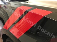 Fender Hash Marks vinyl RACING STRIPES Sport Decals Universal FIT Set Of 4
