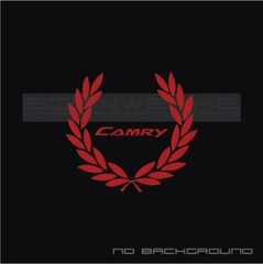 Toyota Camry New Racing Wreath Decal Sticker Pair