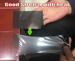 Super Soft Stretchable – Car Glossy Mirror Chrome Vinyl Wrap Sticker – Black CF