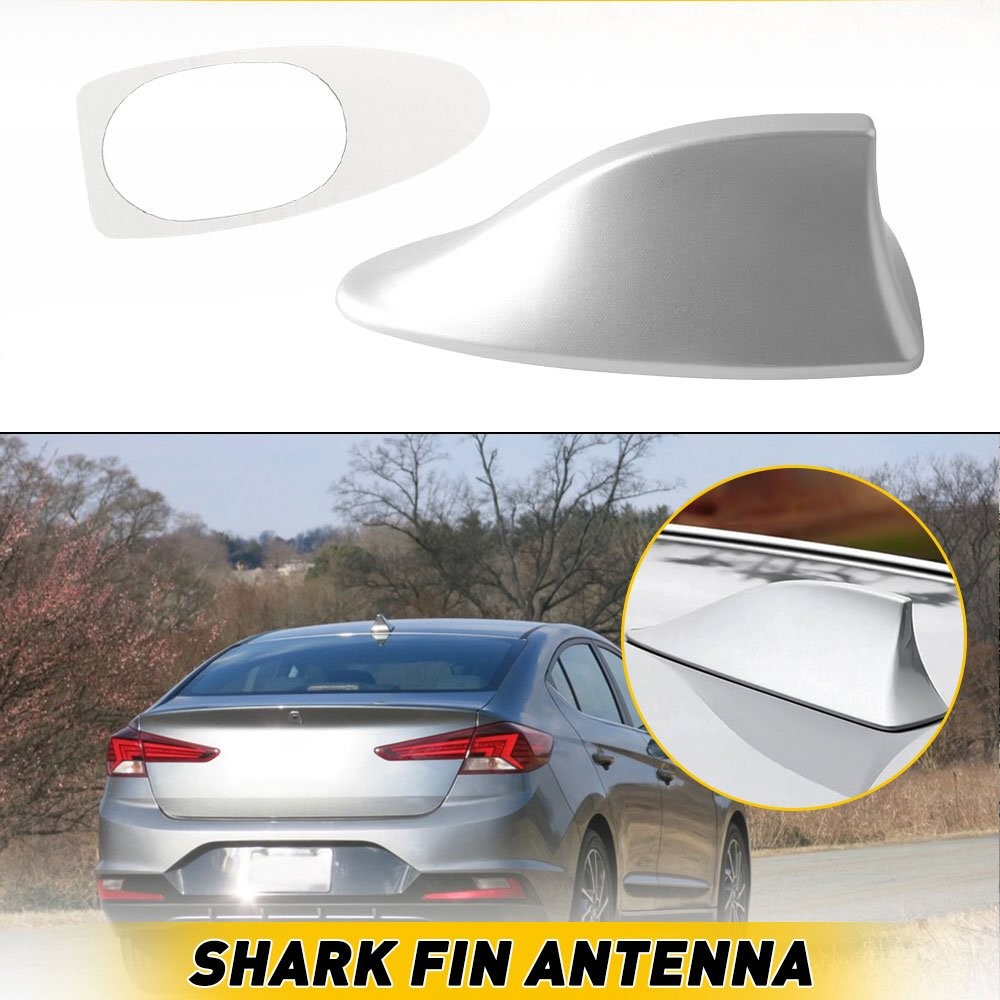 Car Shark Fin Roof Antenna Aerial FM/AM Radio Signal Trim Universal Decor N