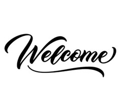 Welcome Home Business Store Vinyl Decal Sticker you choose size and color