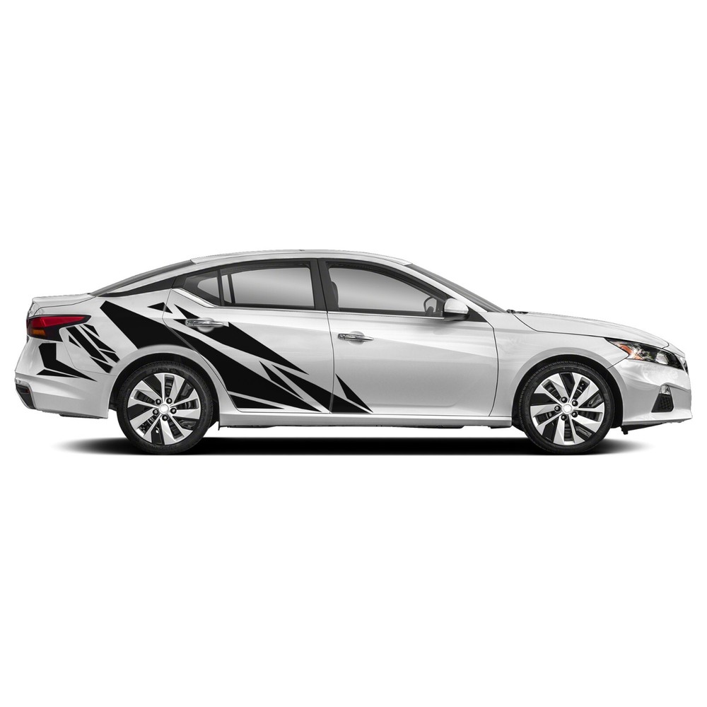 Back side geometric graphics stickers decal compatible with Nissan Altima