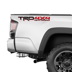 TRD Offroad Decals for Tacoma Bed, 4×4 Racing Development Sticker | OEM