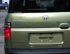 Realtime AWD Rear Window Sticker for Honda Element, CRV – 6.25 Inches Real Time