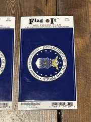 Flag It Self Adhesive Vinyl Decal US Air Force Flag Made In USA Lot Of 2