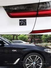For BMW Fender Side Emblem M Metal Badge Scratch-Resistant Sticker Decoration